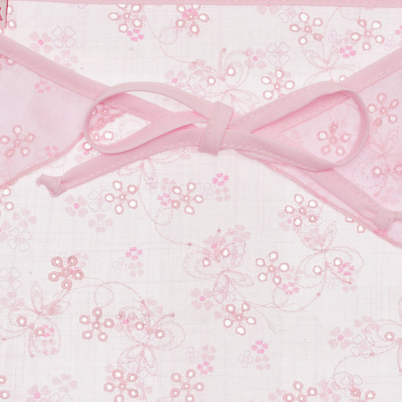 Кърпа за глава с флорални мотиви, розова TUTU 266124 2