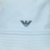 Памучна шапка с логото на бранда, синя Armani 266153 2