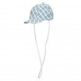 Памучна карирана шапка с козирка Aletta 266155 