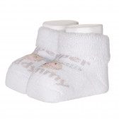 Плетени чорапи за бебе, светлосини Chicco 266344 2