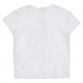 Памучна тениска I LOVE DADDY за бебе, бяла Chicco 266354 4