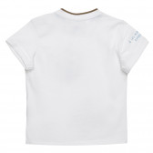 Памучна тениска за бебе , бяла Chicco 266362 4