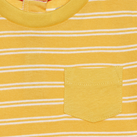 Памучна раирана блуза за бебе Chicco 266415 2