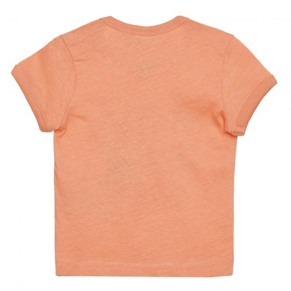 Памучна тениска TO KOALA'S FRIENDS за бебе, оранжева Chicco 266441 4