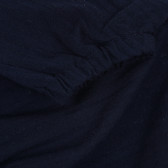 Памучен къс панталон за бебе, син цвят Benetton 266632 3