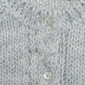 Плетена жилетка с блестящи нишки за бебе, сива Chicco 266666 2