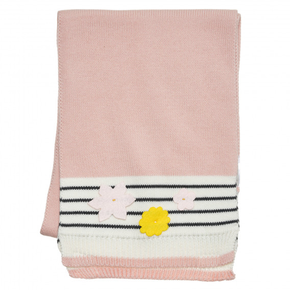Комплект шал и шапка за бебе, розови Chicco 266721 7