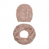 Комплект шал и шапка за бебе, розов Chicco 266742 