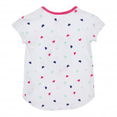 Памучна тениска с коте за бебе, бяла Chicco 266788 4