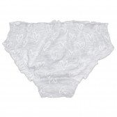 Памучен комплект от два броя бикини в сиво и бяло Chicco 266837 7