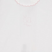 Памучна риза за бебе в бяло и розово Chicco 266946 2