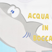 Памучен комплект от две части с акула за бебе Chicco 266960 2