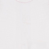 Памучен потник за бебе в бяло и розово Chicco 267033 2
