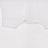 Памучен потник за бебе в бяло и розово Chicco 267034 3