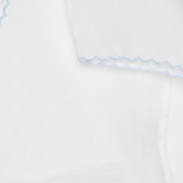 Памучен потник за бебе в бяло и синьо Chicco 267039 3