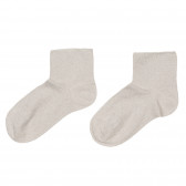 Памучен комплект от два чифта чорапи с блестящи нишки Chicco 267050 4