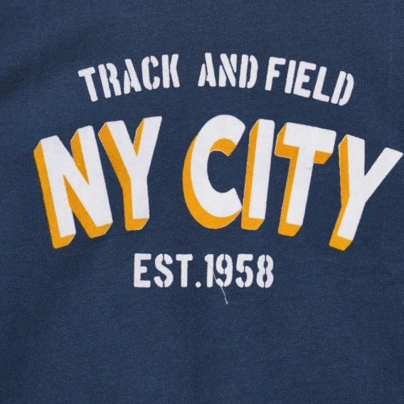 Памучна блуза NY CITY , синя Chicco 267096 2