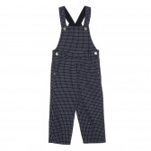 Памучен кариран гащеризон за бебе, син Chicco 267130 