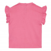 Памучна тениска BELIEVE за бебе, розова Chicco 267210 4