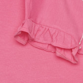 Памучна тениска BELIEVE за бебе, розова Chicco 267211 3