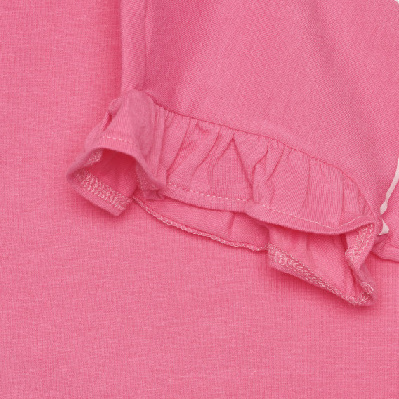 Памучна тениска BELIEVE за бебе, розова Chicco 267211 3