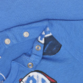 Памучна тениска "32" за бебе, синя Chicco 267226 3