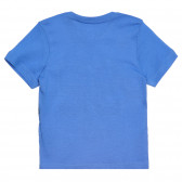 Памучна тениска "32" за бебе, синя Chicco 267227 4