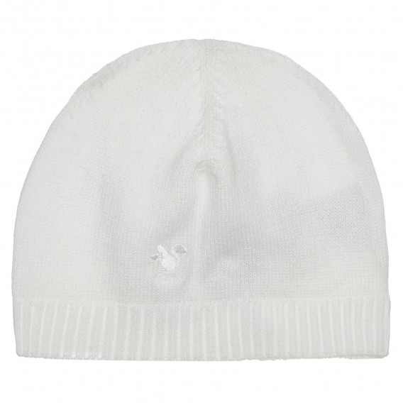 Памучна шапка за бебе, бяла Chicco 267311 