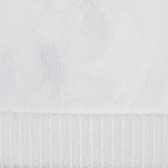Памучна шапка за бебе, цвят: бял Chicco 267328 2
