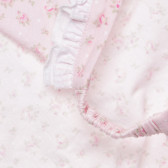 Памучна кърпа за глава за бебе с флорален принт Chicco 267416 2