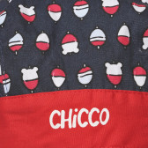 Кърпа за глава за бебе в сиво и червено Chicco 267529 2