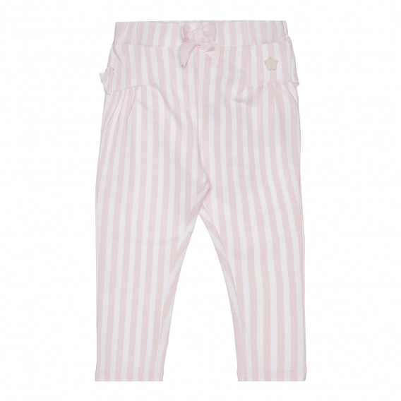 Памучен панталон за бебе на райе Chicco 267531 