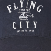 Шапка с козирка "FLYING over the CITY", синя Chicco 267565 2