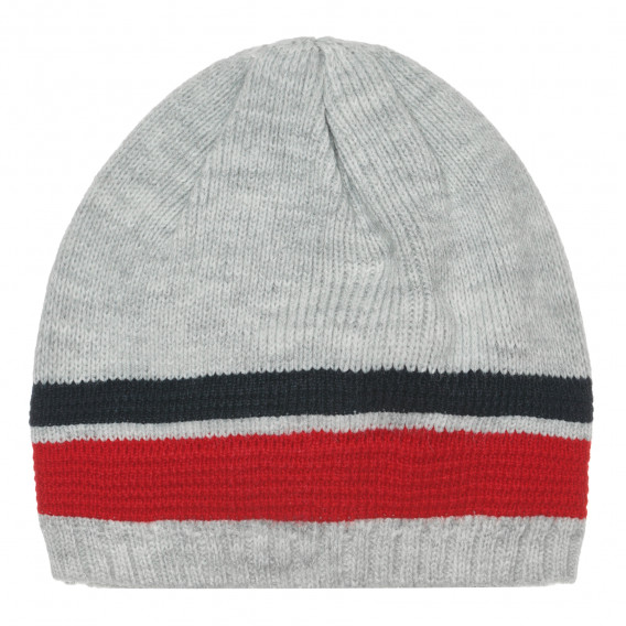 Комплект шал и шапка за бебе, сив цвят Chicco 267618 2