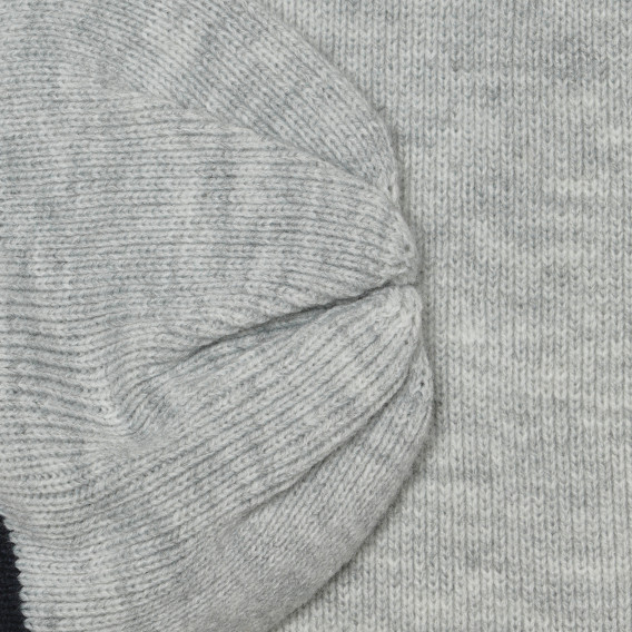 Комплект шал и шапка за бебе, сив цвят Chicco 267621 4