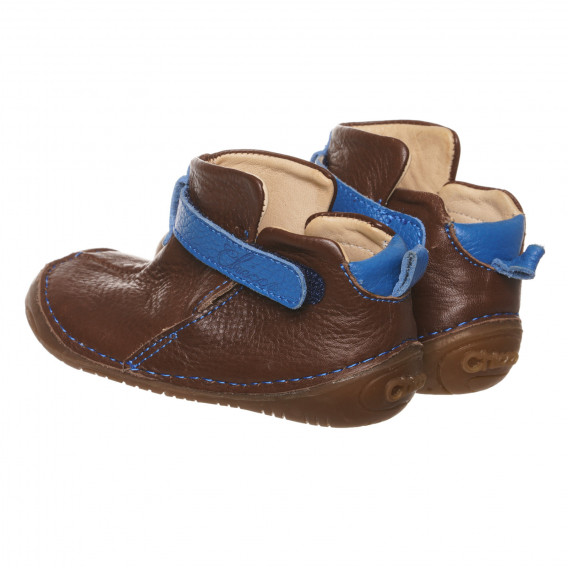 Обувки от естествена кожа за бебе, кафяви Chicco 267746 2