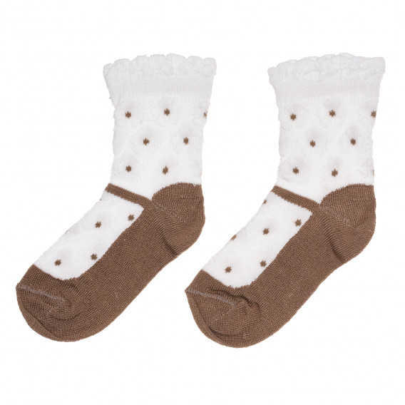 Памучни чорапи на точки за бебе Chicco 267806 
