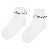 Чорапи с къдрички за момиче Chicco 267808 