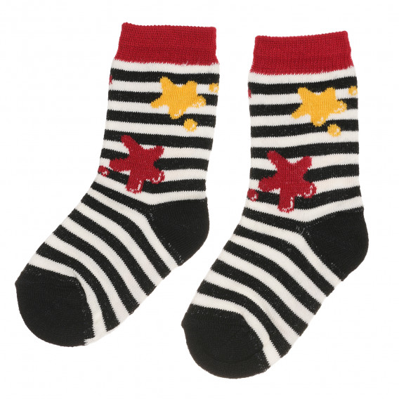 Раирани чорапи със звезди за бебе Chicco 267820 