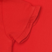 Памучна тениска със сърце за бебе, червена Chicco 267834 2
