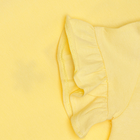 Памучна тениска за бебе, жълт цвят Chicco 267875 3