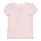 Памучна тениска с патета за бебе, розова Chicco 267883 4