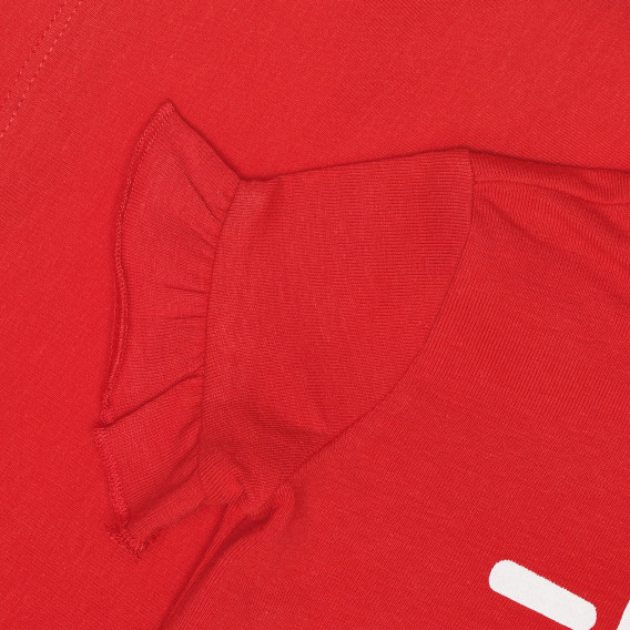 Памучна тениска BLA за бебе, червена Chicco 267887 3