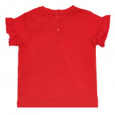 Памучна тениска BLA за бебе, червена Chicco 267888 4