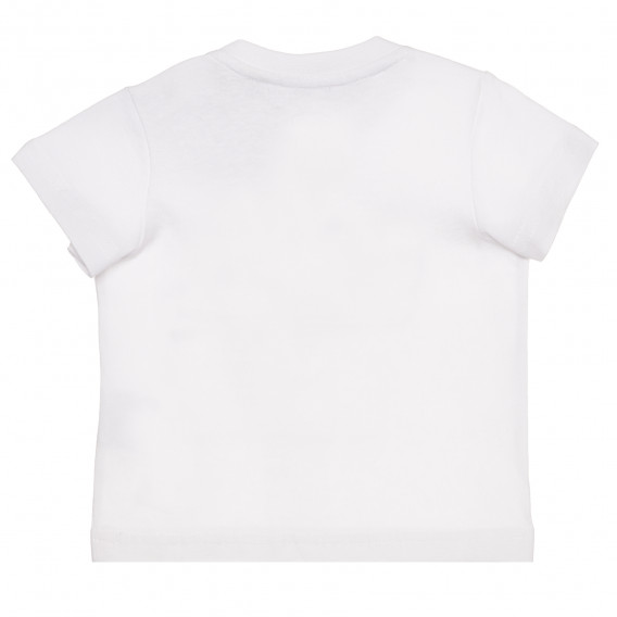 Памучна тениска COOL GUY за бебе, бяла Chicco 267896 4