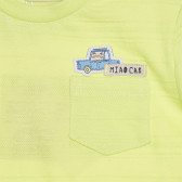 Памучна тениска за бебе, зелена Chicco 267915 2