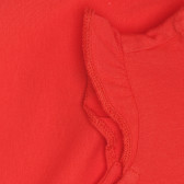 Памучна тениска със сърце за бебе, червена Chicco 267920 3