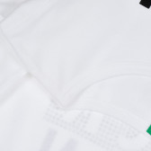 Блуза с надпис и декорация от камъни, бяла Benetton 268485 3