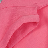 Памучна тениска с щампа на риба за бебе, розова Benetton 268544 3