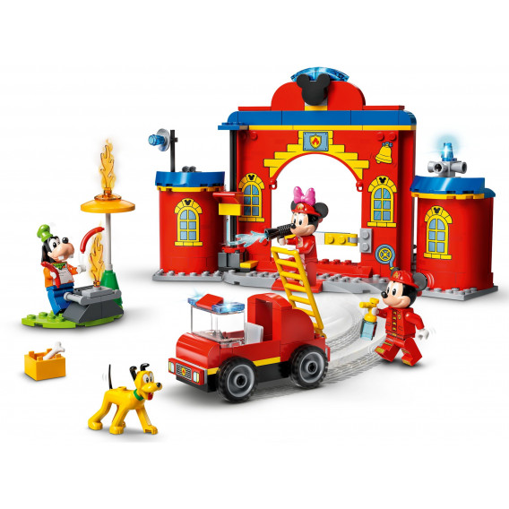Конструктор - Пожарникарска станция и камион на Mickey and Friends, 144 части Lego 268851 2